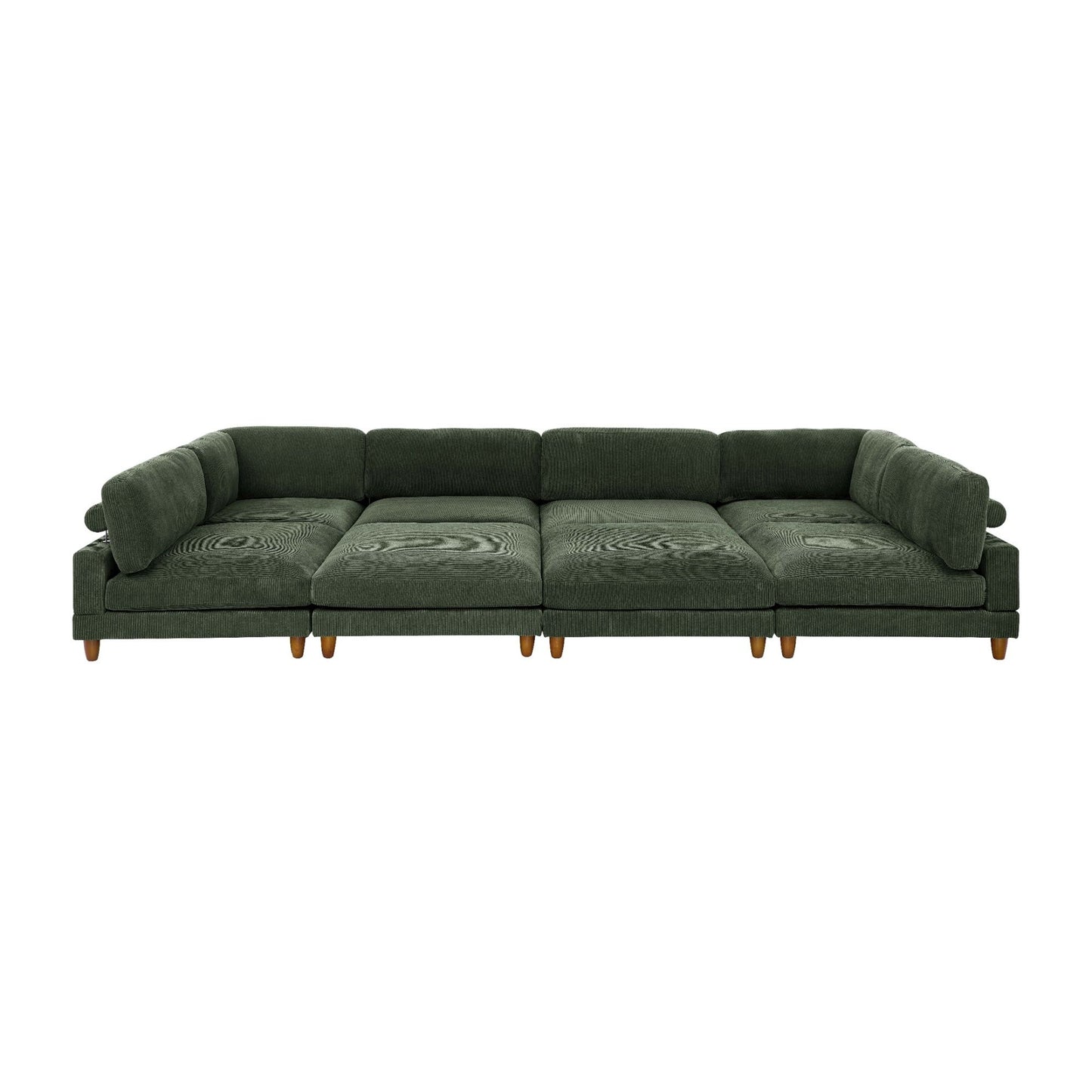Modern Modular Sectional With Adjustable Back Support