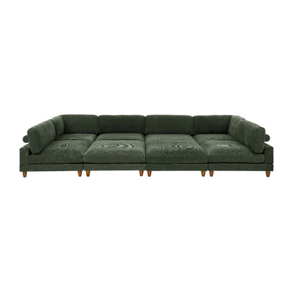 Modern Modular Sectional With Adjustable Back Support