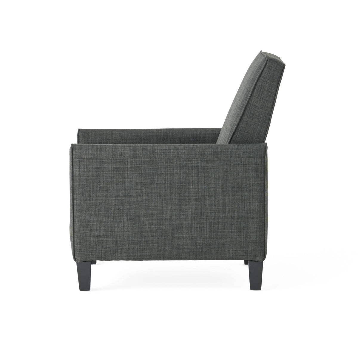Upholstered Push Back Recliner Chair For Living Room