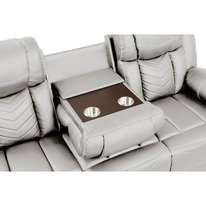 Challenger - LED Power Recliner Sofa