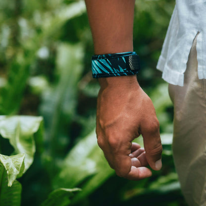 Mosquito repellent wristband with 2 refill pellets - Dark Explorer