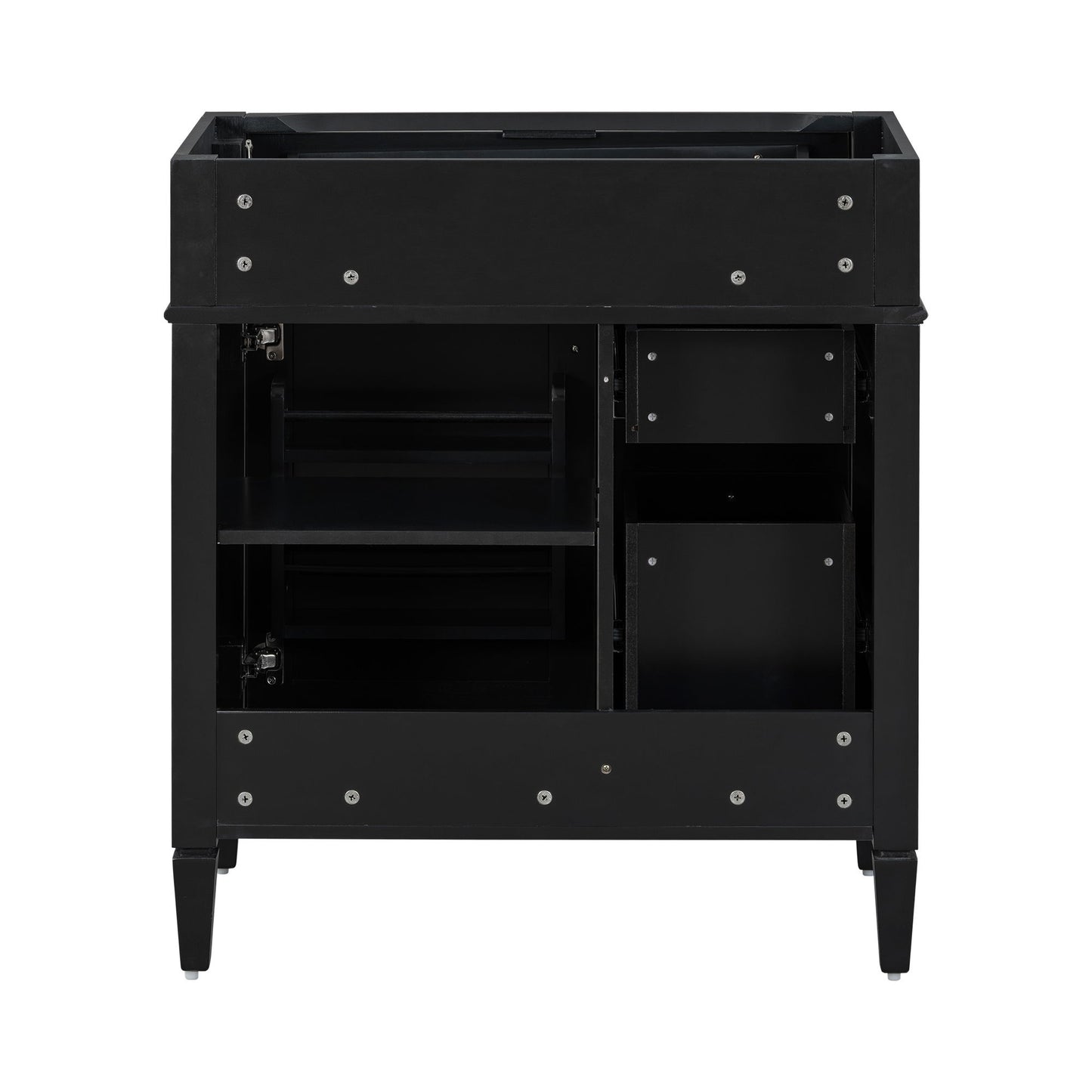 Bathroom Vanity With 2 Drawers And Tip-Out Drawer, Storage Cabinet