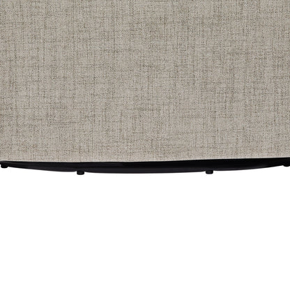 Solitude - Skirted Swivel Accent Chair With Hemp Like
