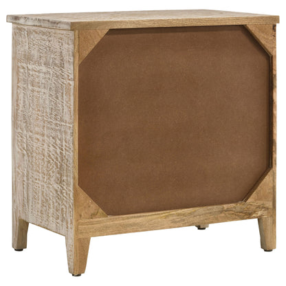 Kenzie - 3 Drawer Mandala Cabinet - White