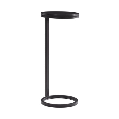 Yancey - Round Accent Table - Antique Bronze