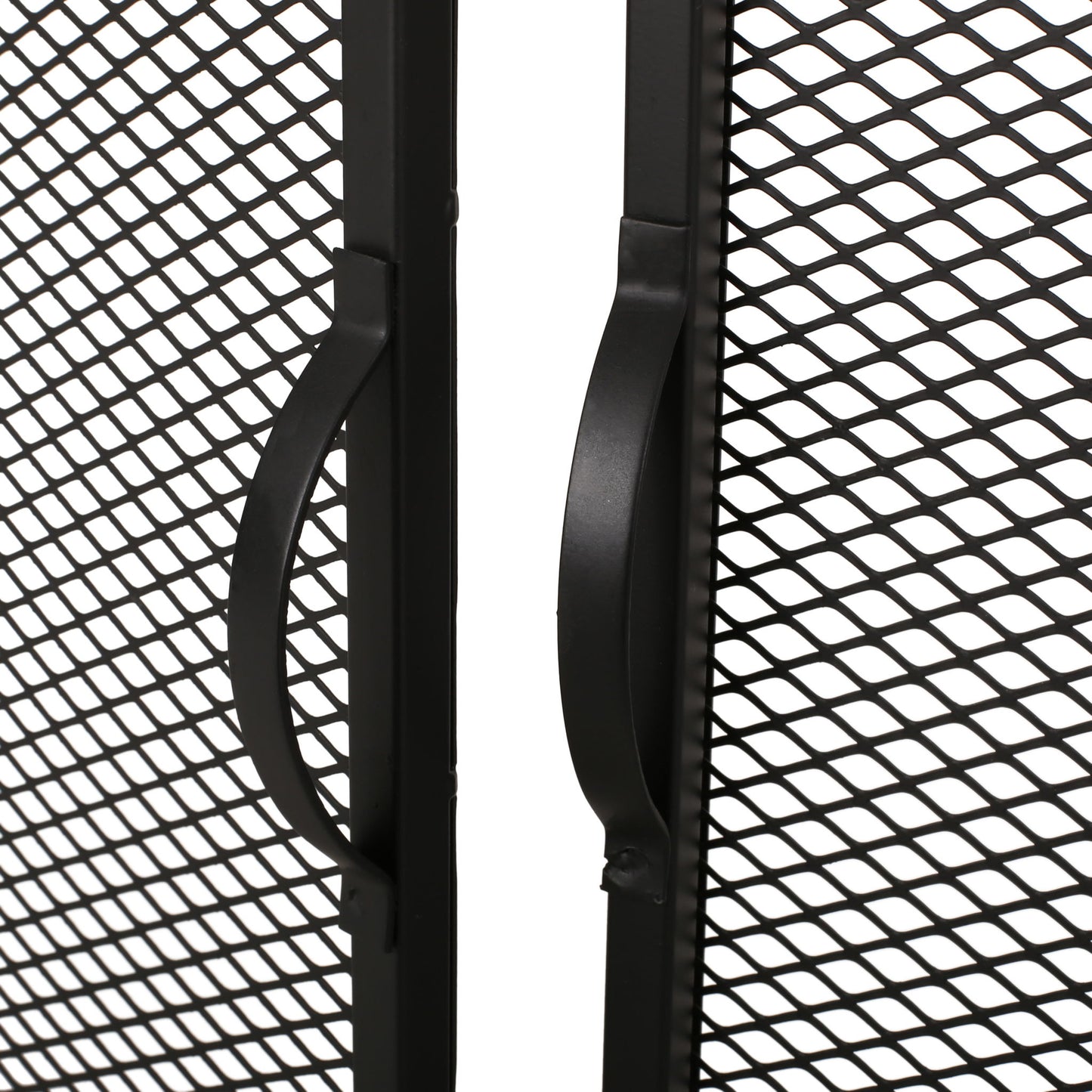Samantha - Iron Fireplace Screen 2 Door Design