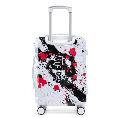 Luggage With Combination Lock, Lightweight Carry-On Suitcase