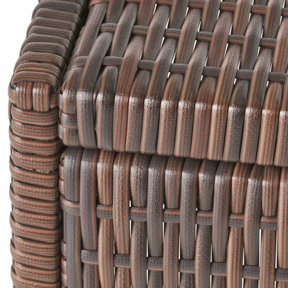 Bucharest - End Table C Shaped Side Table Rattan - Brown