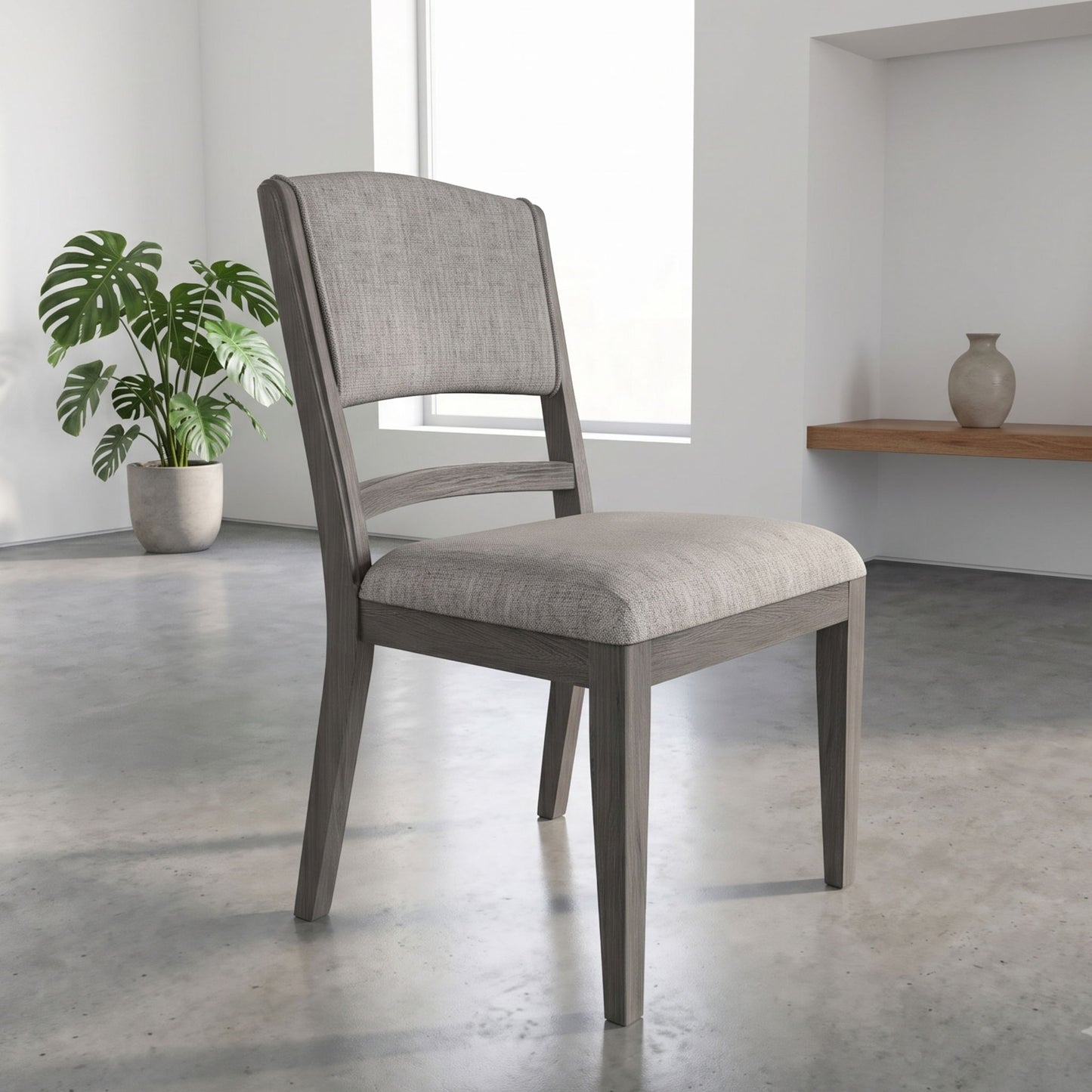 Arcus - Dining Chair (Set of 2) - Charcoal Gray