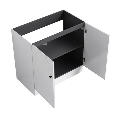 Modern Freestanding Bathroom Vanity With Soft Close Cabinet Doors