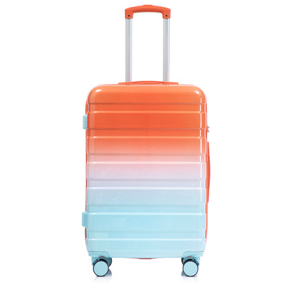 Luggage Set 20" /24" /28" With Combination Lock And Silent Wheels