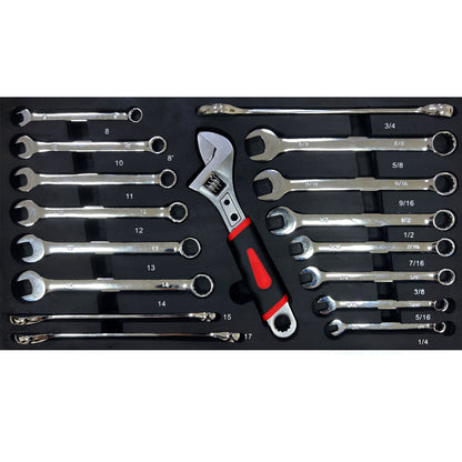 Portable 3 Drawer Steel Toolbox, 4 Layers Of Tools With Metal Latches, With Storage Tray And Carrying Handle