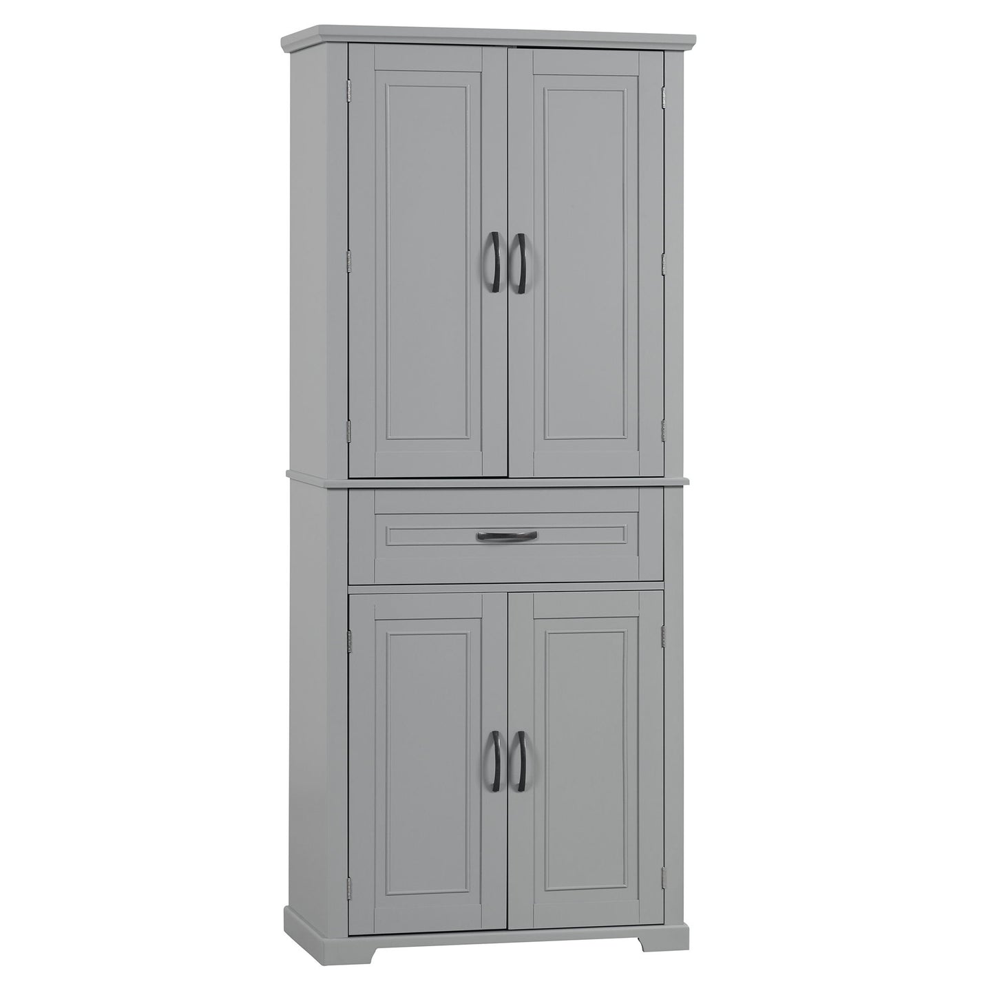 Bathroom Storage Cabinet With Doors And Drawer, Adjustable Shelf