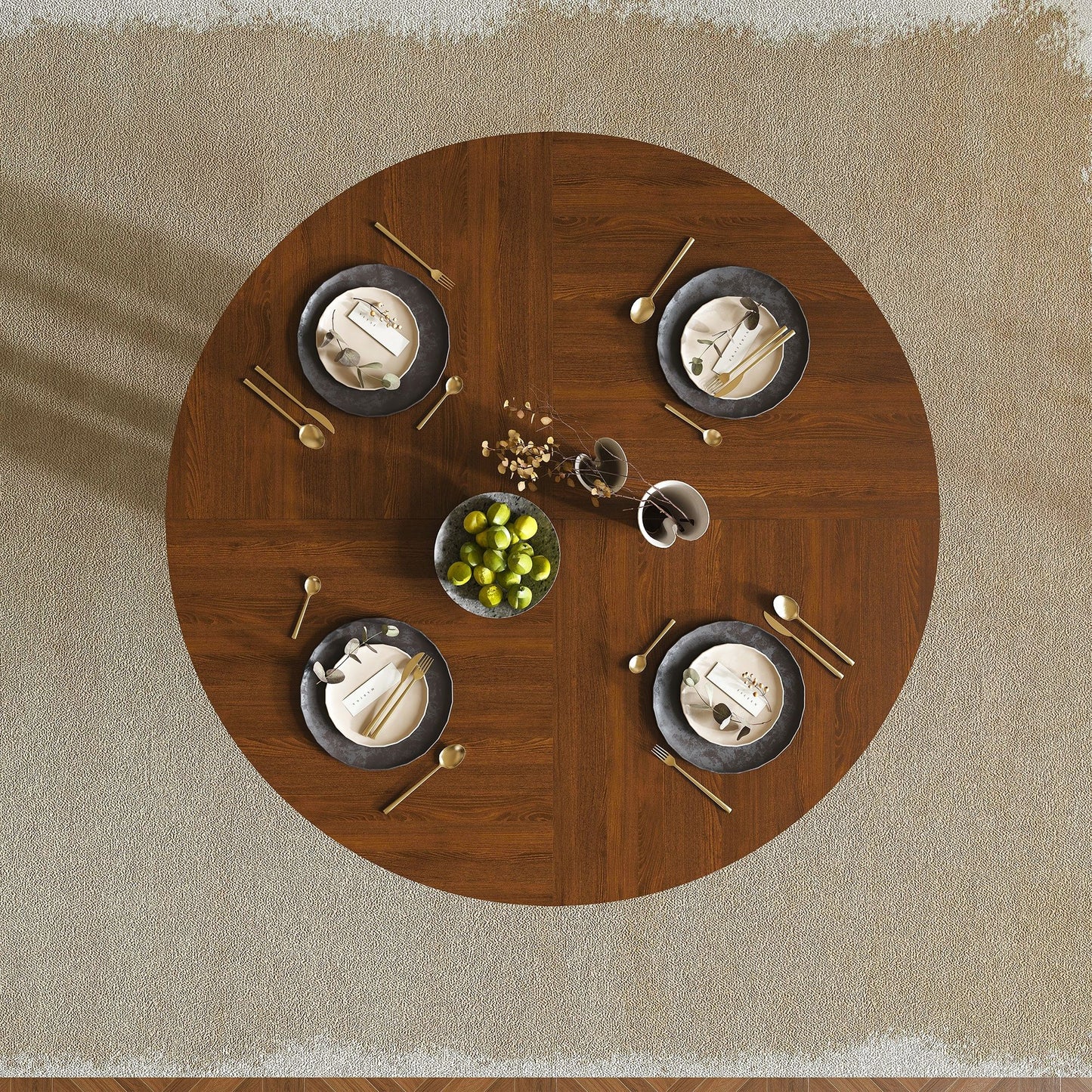 Round Dining Table For 4