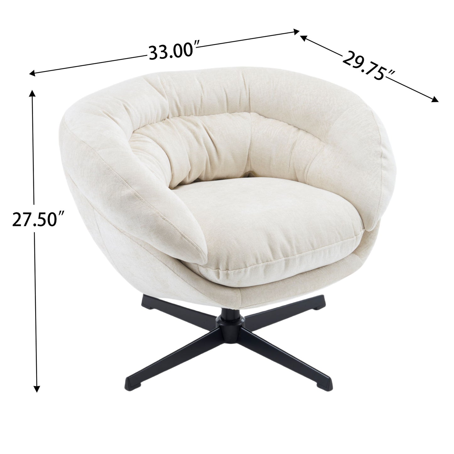 Modern Office Chair With 360 Degree Swivel