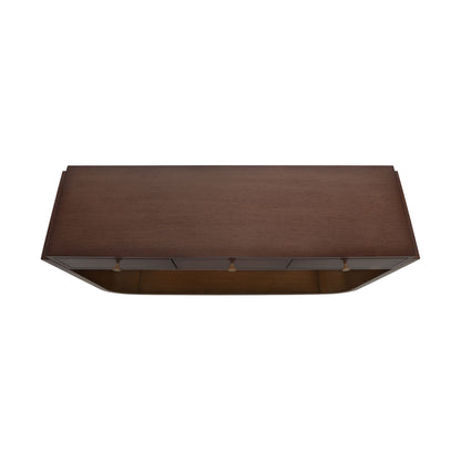Console Table With 3 Drawers, Display Shelf