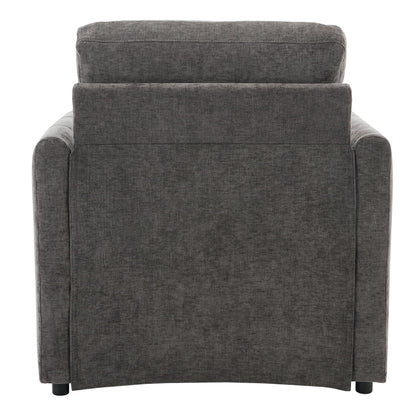 Cozy Upholstered Cushion Armchair For Living Room