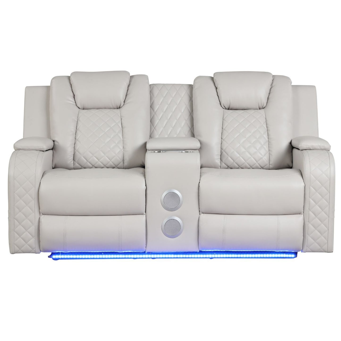 Benz - LED & Power Recliner With Adjustable Headrests And Ambient LED Lighting