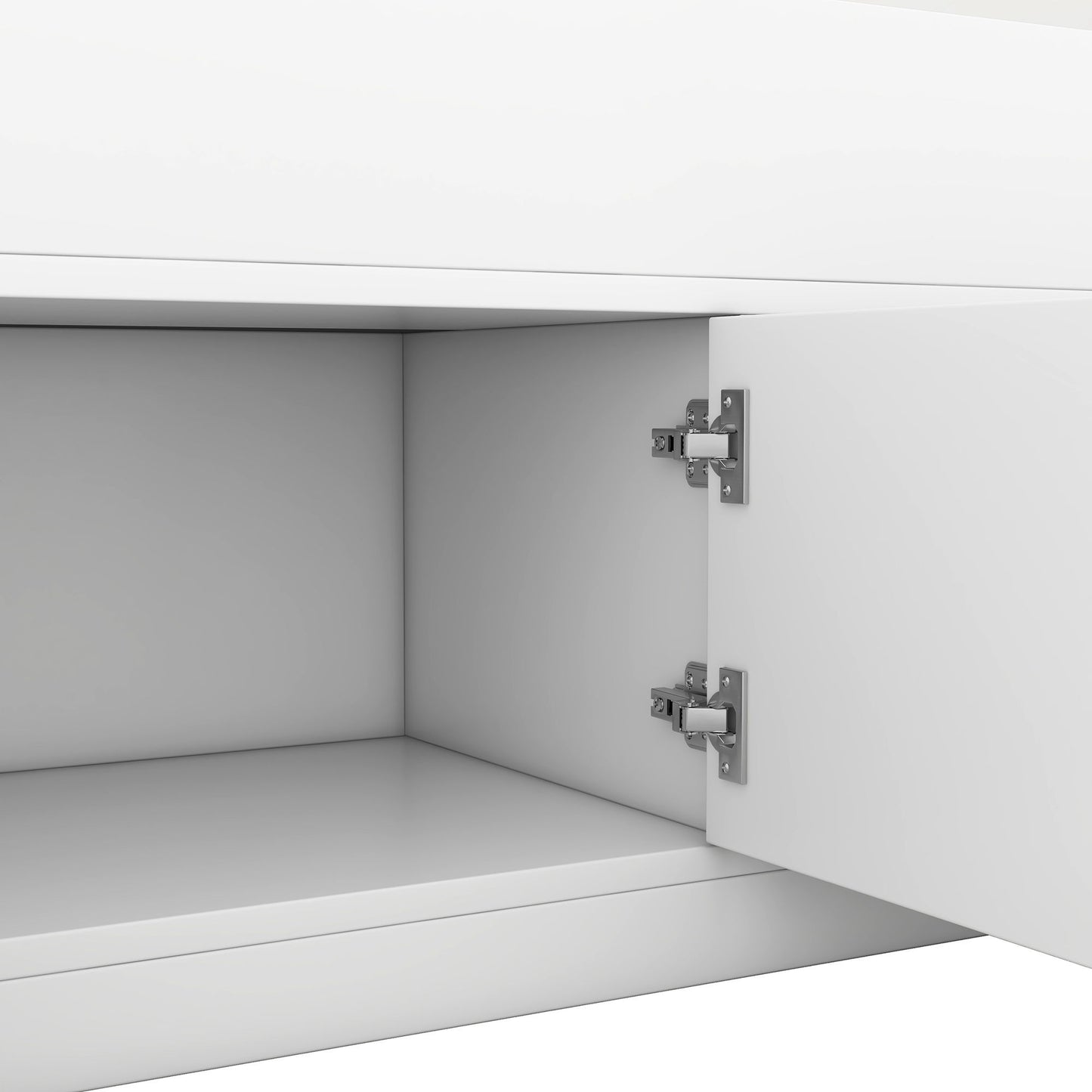 Captain Platform Bed Frame With Storage Bookcases, Shelves, And 4 Drawers