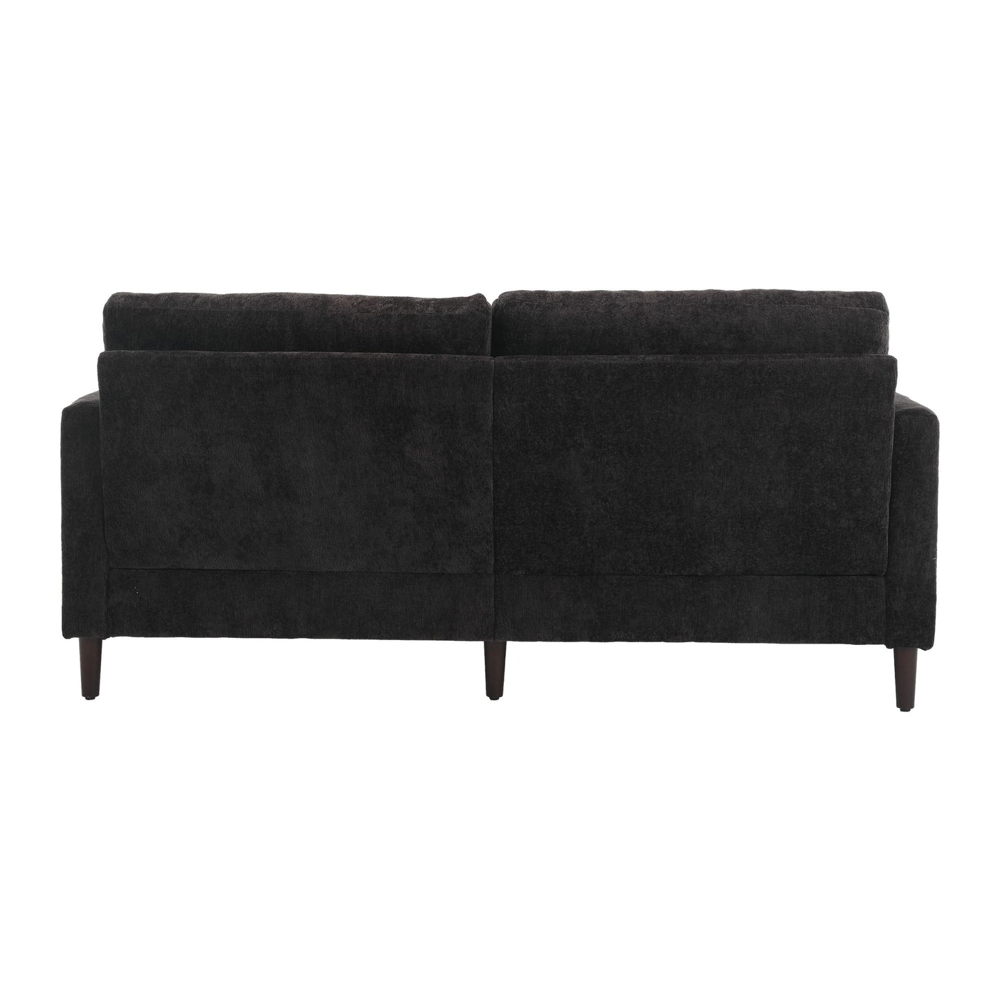 Mid Century Modern Fabric Loveseat Sofa, 2 Seat Upholstered Couch