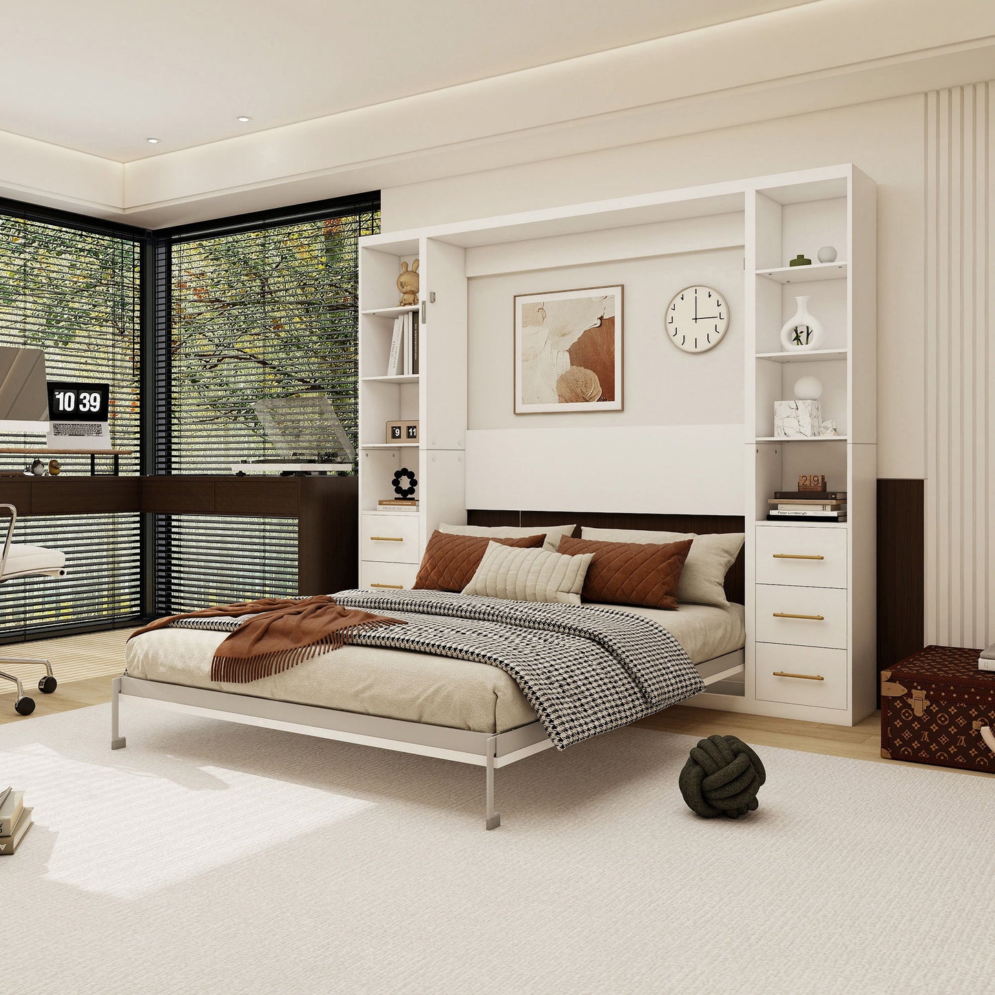 Multifunctional Vertical Murphy Wall Bed