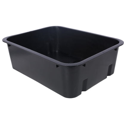Eco Friendly 5 Layer Worm Compost Bin With 50L Capacity, Easy Setup Plastic Worm Farm Kit - Black