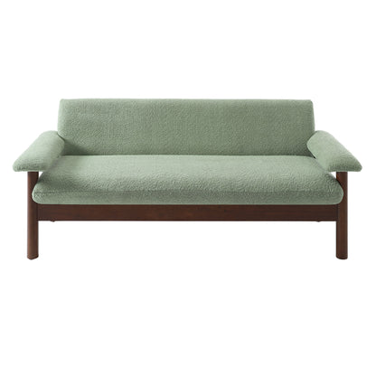 Loveseat Sofa 2 Seater Couch With Armrest Pillows