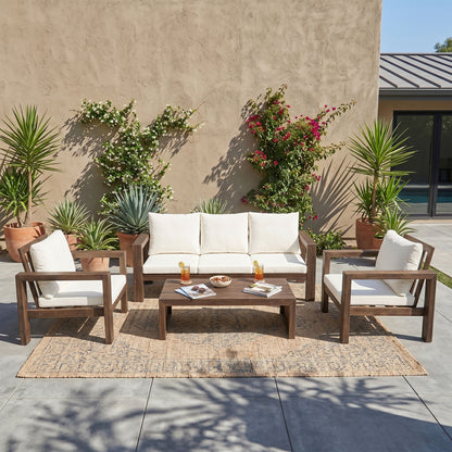 4 Piece Patio Sofa Set