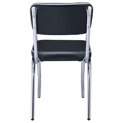 Open Back Upholstered Side Chairs (Set of 2)