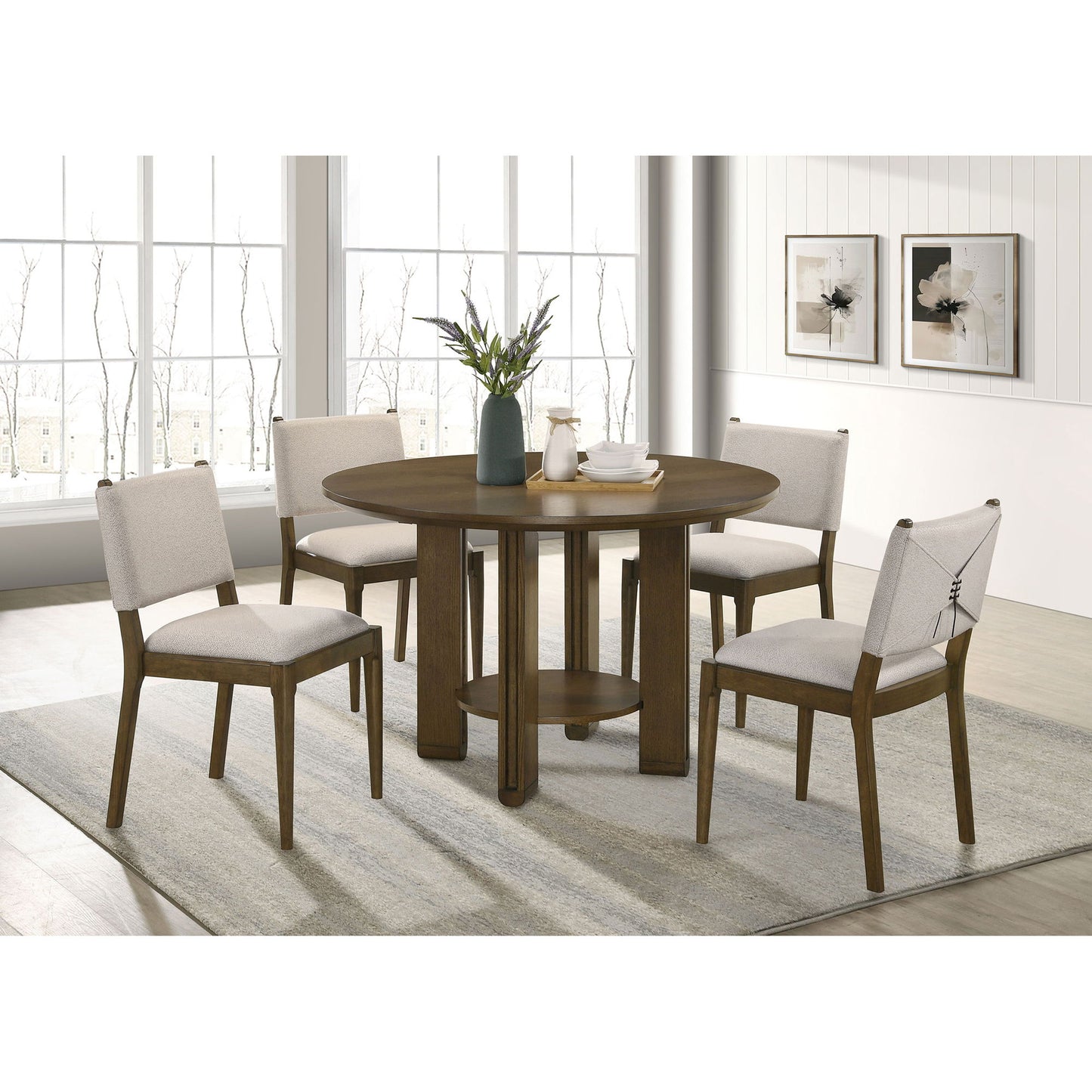 Crispin - Upholstered Dining Chair (Set of 2) - Brown