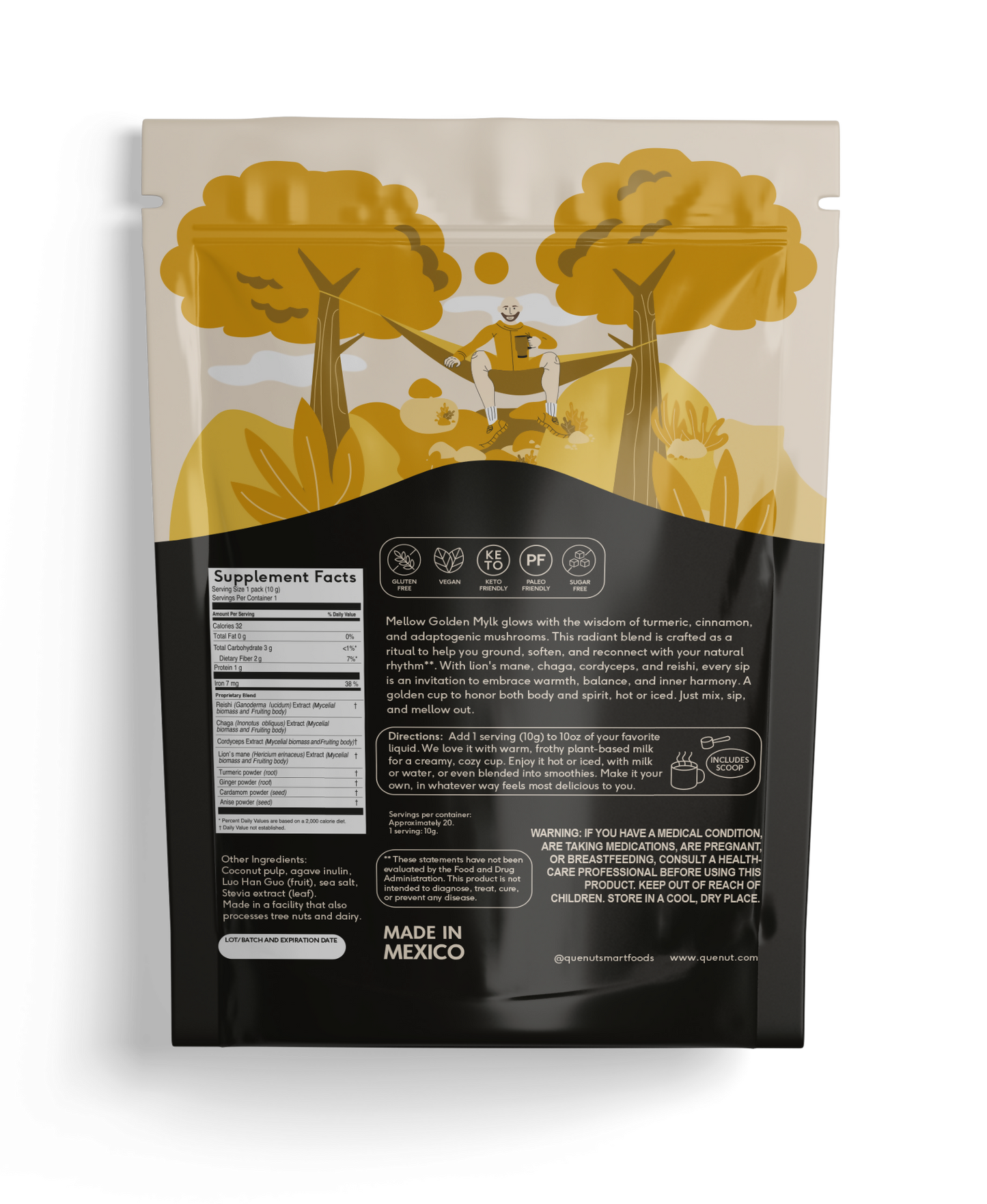 Mellow Adaptogen Blend Golden Mylk