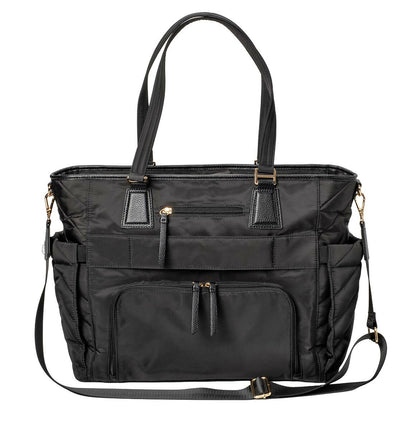MinkeeBlue Puffer Ella Tote with Lunch & Shoe Bag