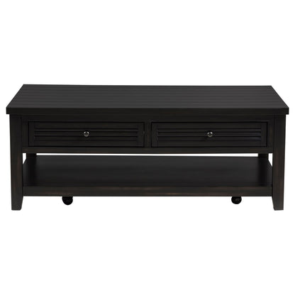 Sutter - 2 Piece Coffee And End Table Set - Dark Brown