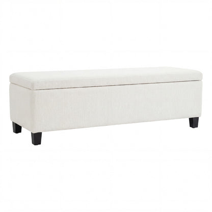Upholstered Storage Ottoman Bench
