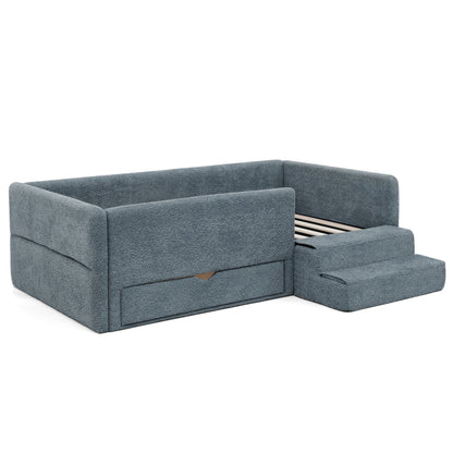 Safe Kids Bed With Guardrails And Storage