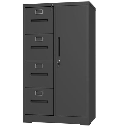 Storage Vertical Filing Cabinet With Lock
