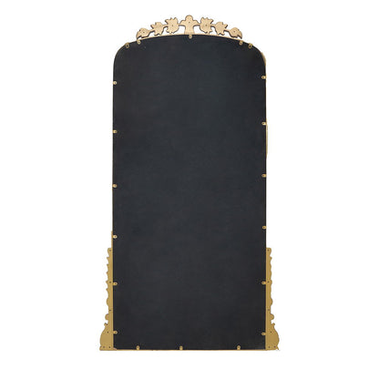 Lavish - Full Length Mirror, AntiqueMetal Floor Mirror For Living Room, Bedroom - Gold
