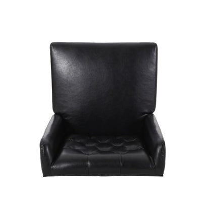 Sophisticated Tufted Dining Chair With High Back Design