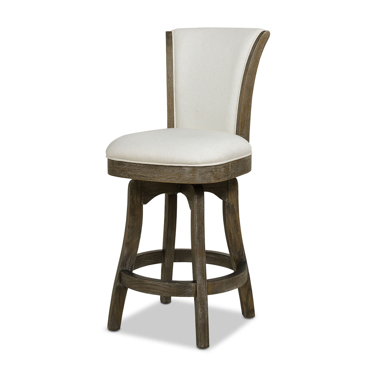 Henry - Armless Swivel Counter Height Bar Stool