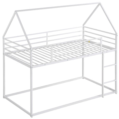 House Bunk Bed With Built In Ladder