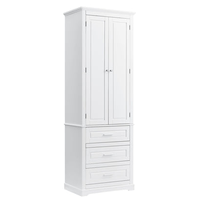Storage Cabinet With 3 Drawers For Bathroom