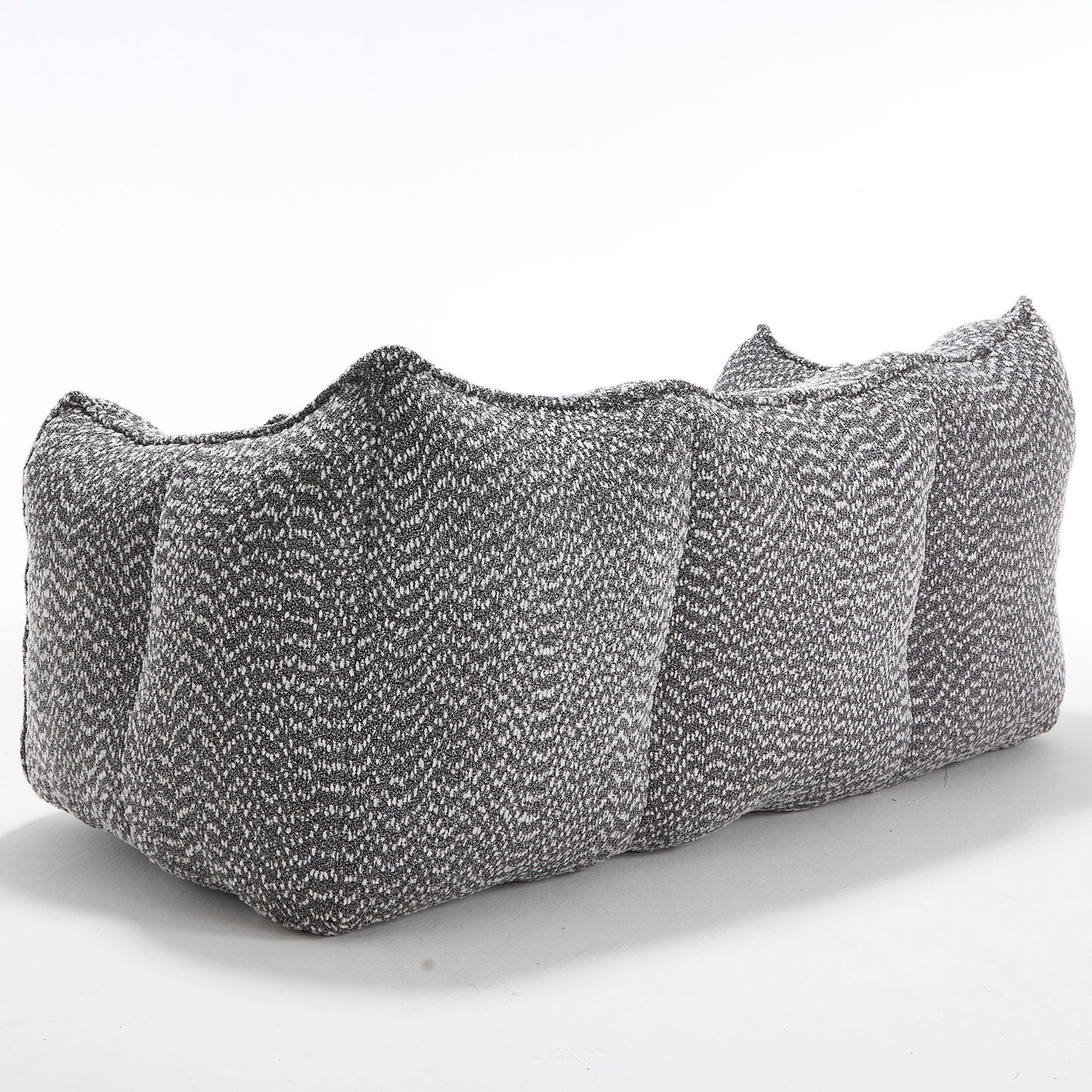 Comfortable Dual Beanbag Chair With High Resilience Foam Core For 2 People