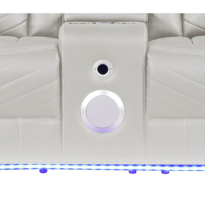 Challenger - LED Power Recliner Loveseat