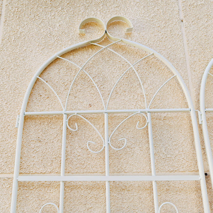 Metal Garden Rustproof Trellis For Climbing Plants Outdoor Flower Support