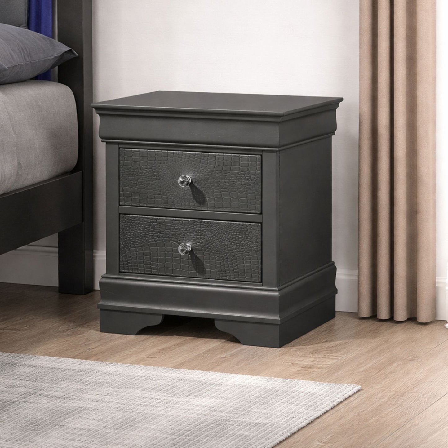 Blaze - Modern Bedroom Set With LED Headboard