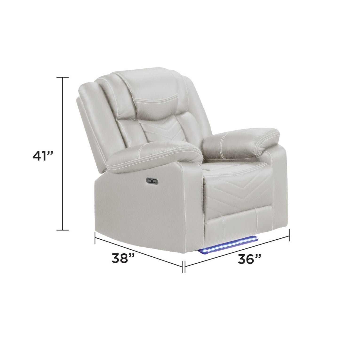 Challenger - LED Power Recliner Set