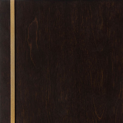 2 Drawer Nightstand With Trim And USB Charging - Brown