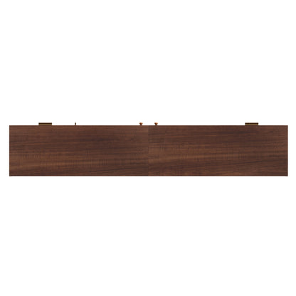 TV Stand With App-Controlled LED Lights, 2 Drawers & Door Storage