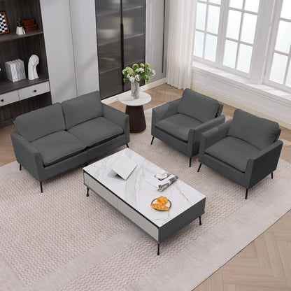 Upholstered Loveseat, For Living Room