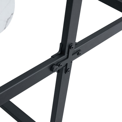 2 Tone Dining Table For Modern Minimalist And Industrial Styles